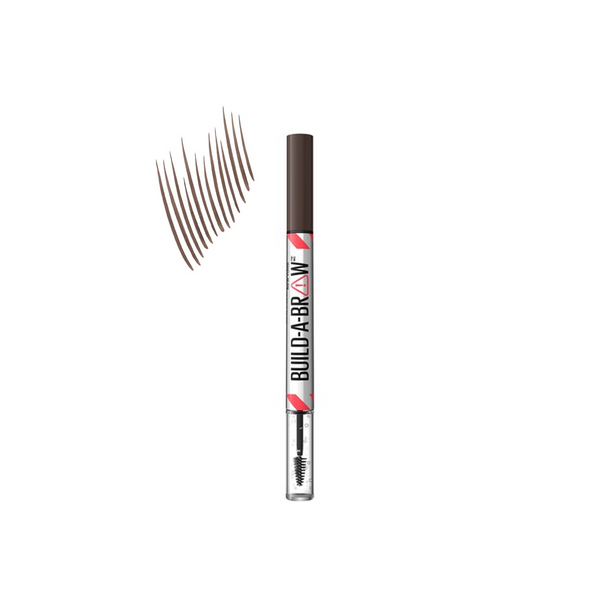 قلم رسم الحواجب شعرة شعرة ميبلين - Maybelline Build A Brow ( Deep Brown)