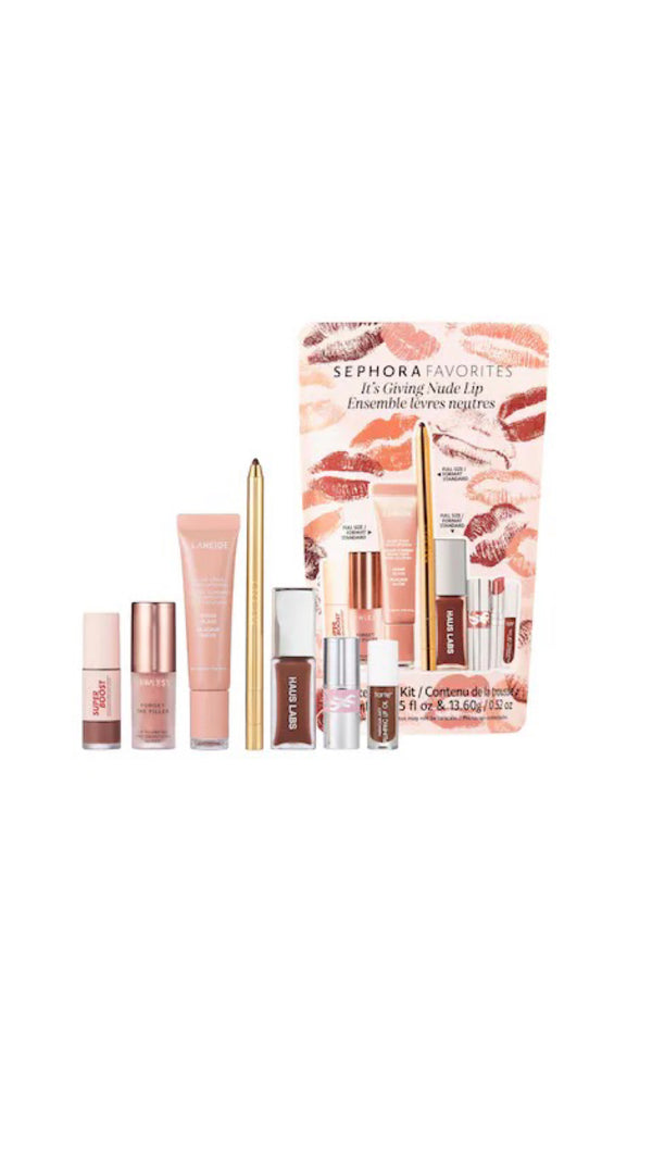 Sephora Favorites It’s giving Nude Lip Makeup - بكج مفضلات سيفورا
