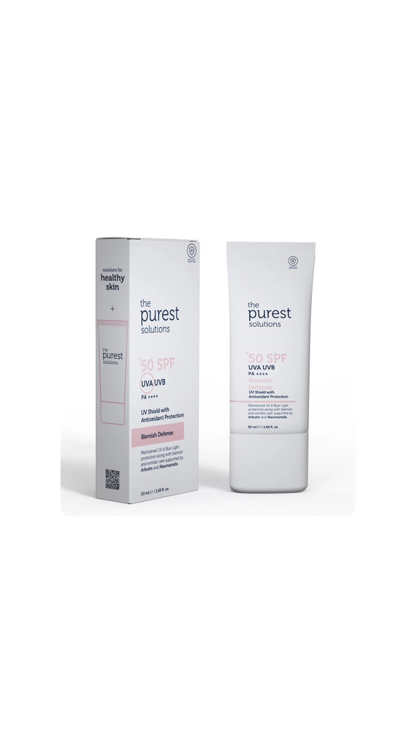 The Purest Solutions Blemish Defense - واقي شمس مع لون من ذا بيوريست