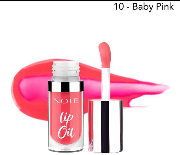 Note lip oil shade baby pink