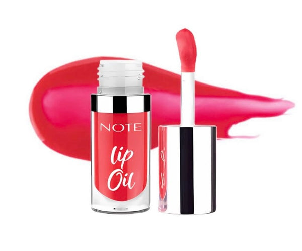 Note lip oil shade sugar red