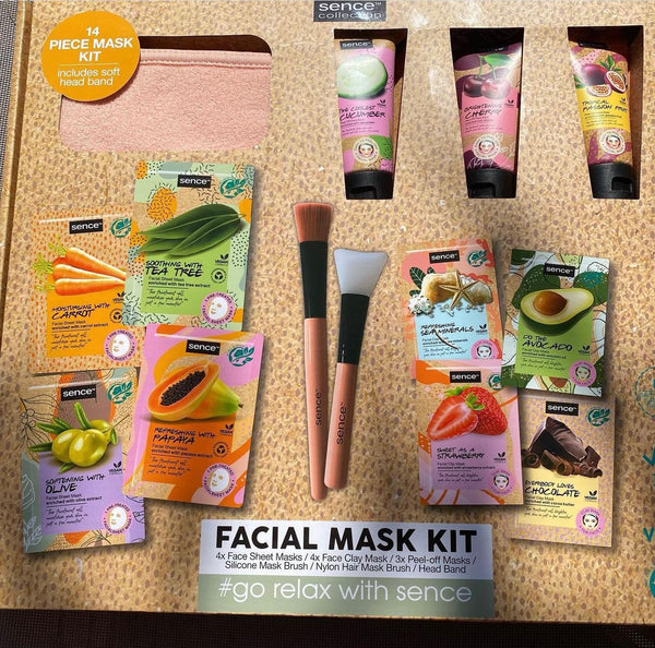 بكج ماسكات الوجه sence facial mask kit